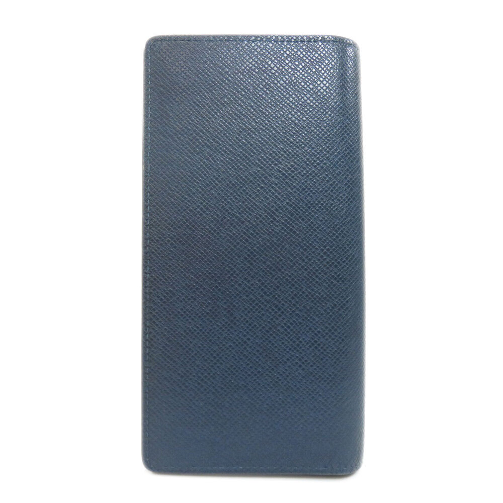Louis Vuitton Long Brazza Wallet Taiga coin Portefeuille purse Black